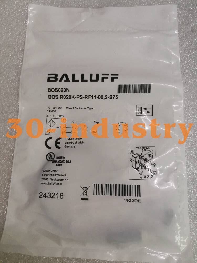 Balluff Sensor BOS R020K-PS-RF11-00, 2-S75 - 1 Piece - BALLUFF