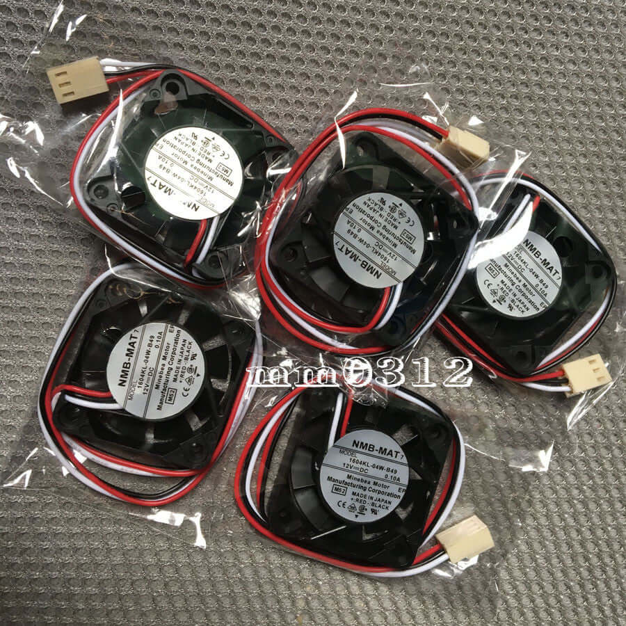 new NMB-MAT 1604KL-04W-B49 4010 4CM 12V 0.1A 40*40*10mm Power Supply Fan CPU Fan