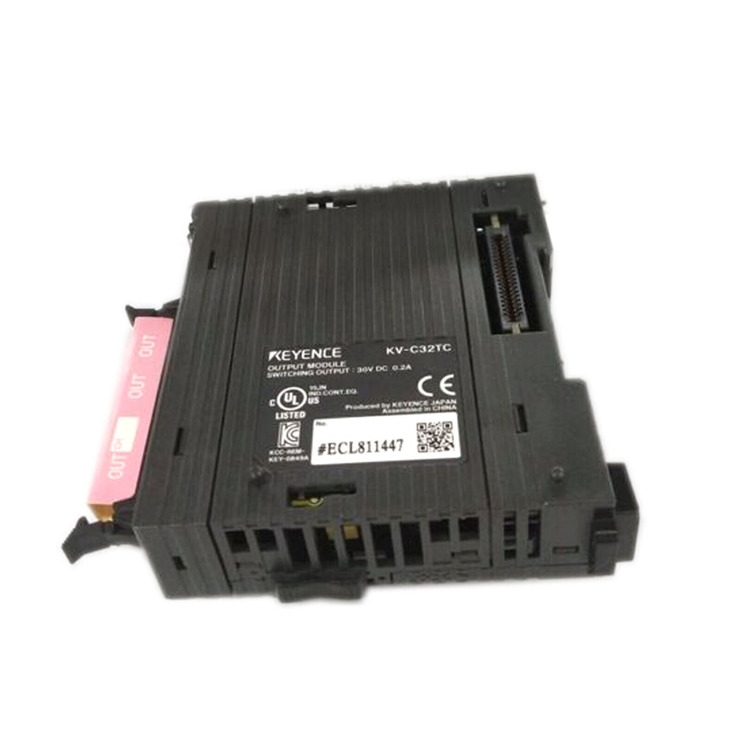 KEYENCE KV-C32TC 32-POINT CONNECTOR TRANSISTOR OUTPUT UNIT - KEYENCE