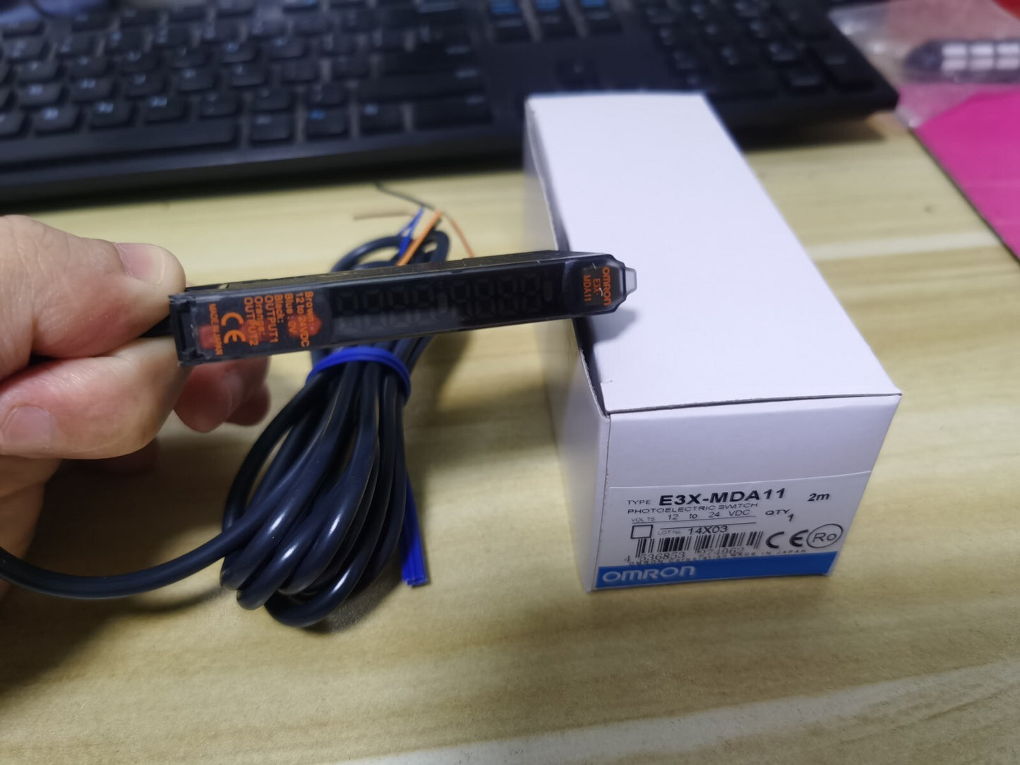 1PC Omron E3X-MDA11 E3XMDA11 Photo Sensor In Box