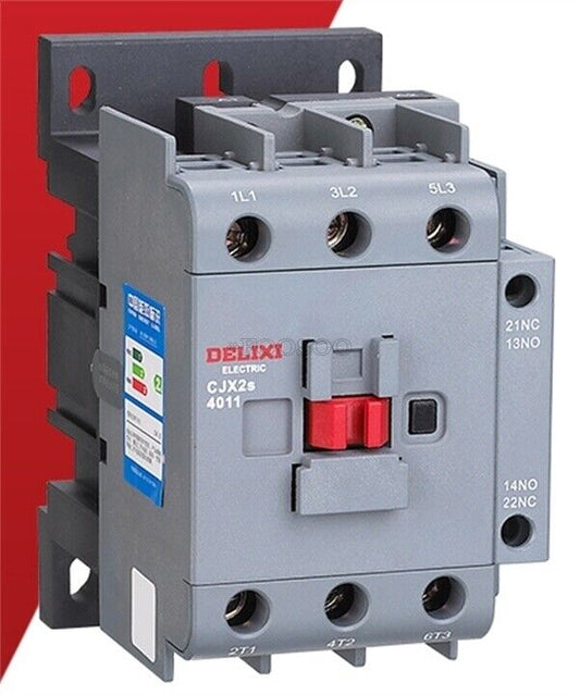 1Pcs Delixi CJX2S-40 220Vac Contactor - DELIXI