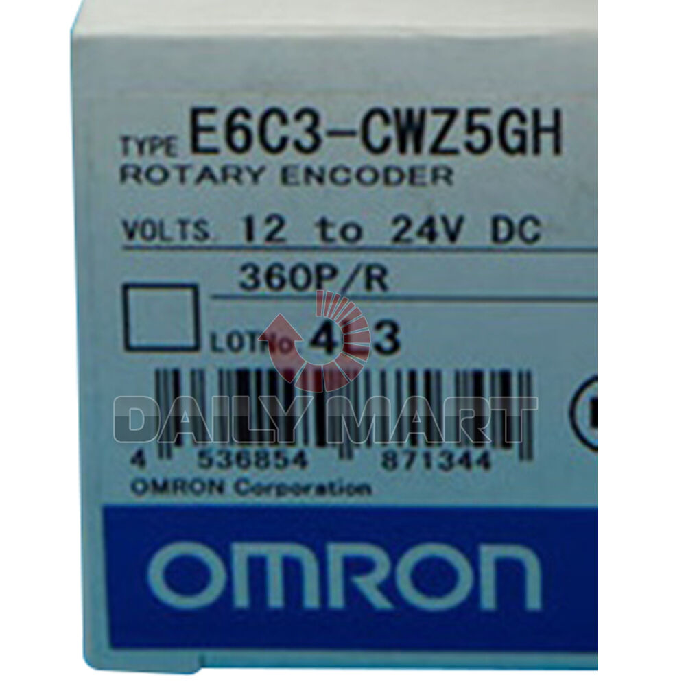 new Omron E6C3-CWZ5GH 360P/R Incremental Rotary Encoder in Box