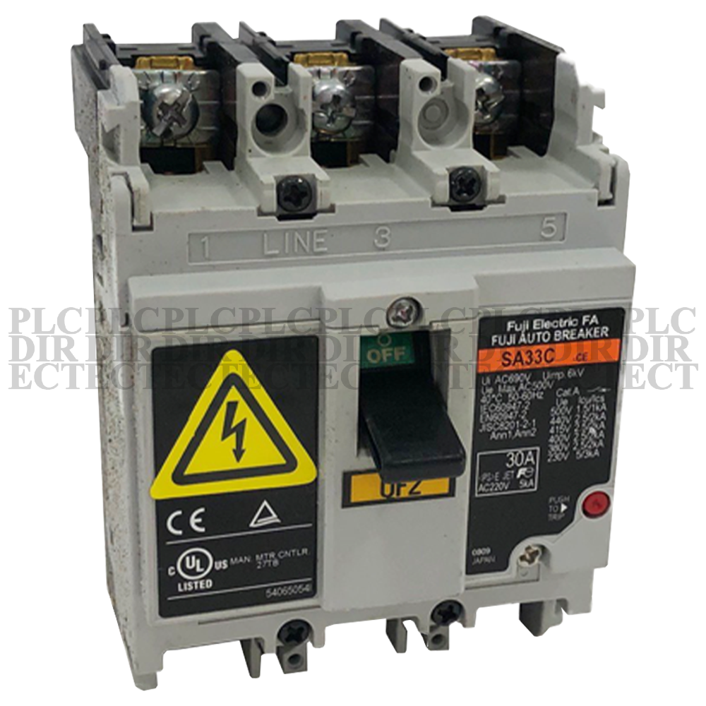 new Fuji SA33C Auto Circuit Breaker 3 Pole 30A
