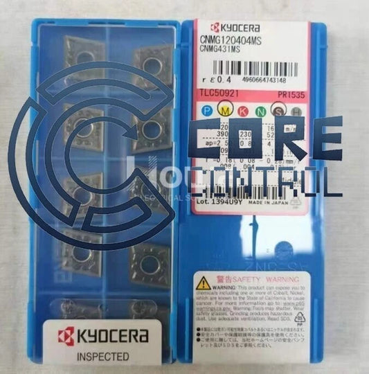 10Pcs/Box Kyocera CNMG120404MS PR1535 CNMG431MS Turning Blade Carbide Inserts