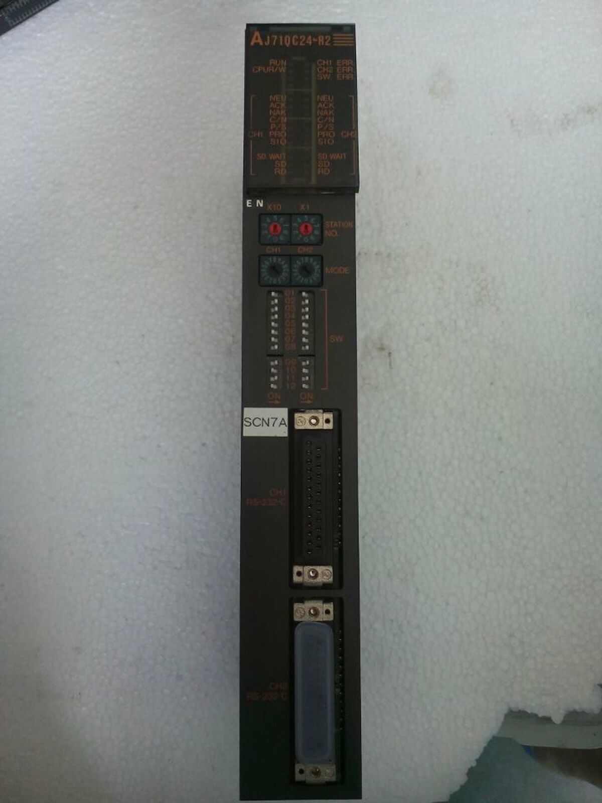 Used Mitsubishi A Series AJ71QC24-R2 Tested Good Condition - MITSUBISHI