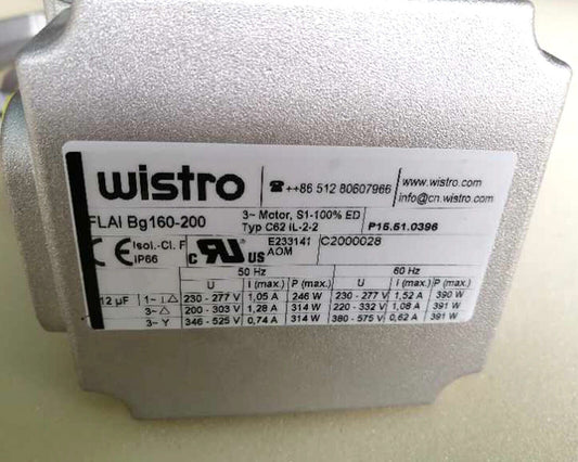 WISTRO FLAI BG160-200 Waterproof Motor Cooling Fan - WISTRO