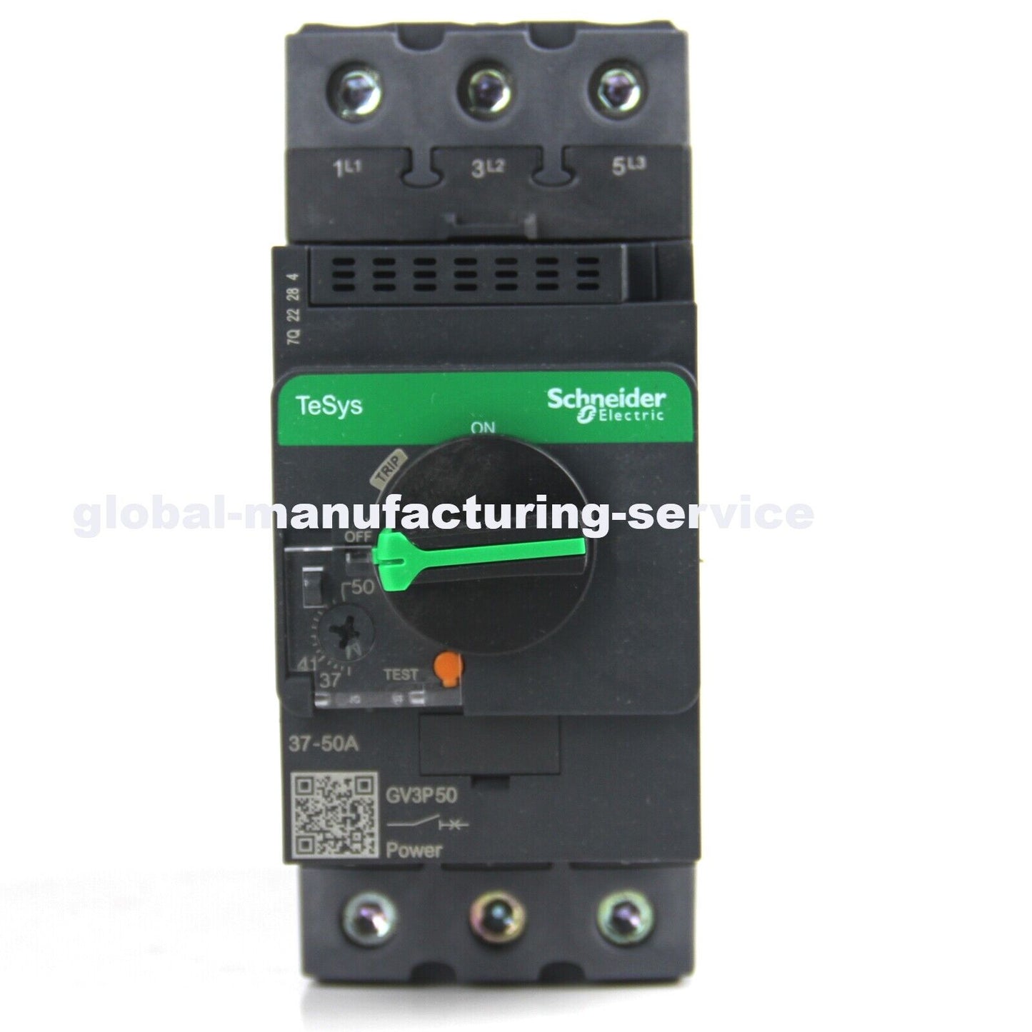 Schneider Electric GV3P50 TeSys Circuit Breaker Thermalmagnetic 37-50A - SCHNEIDER ELECTRIC