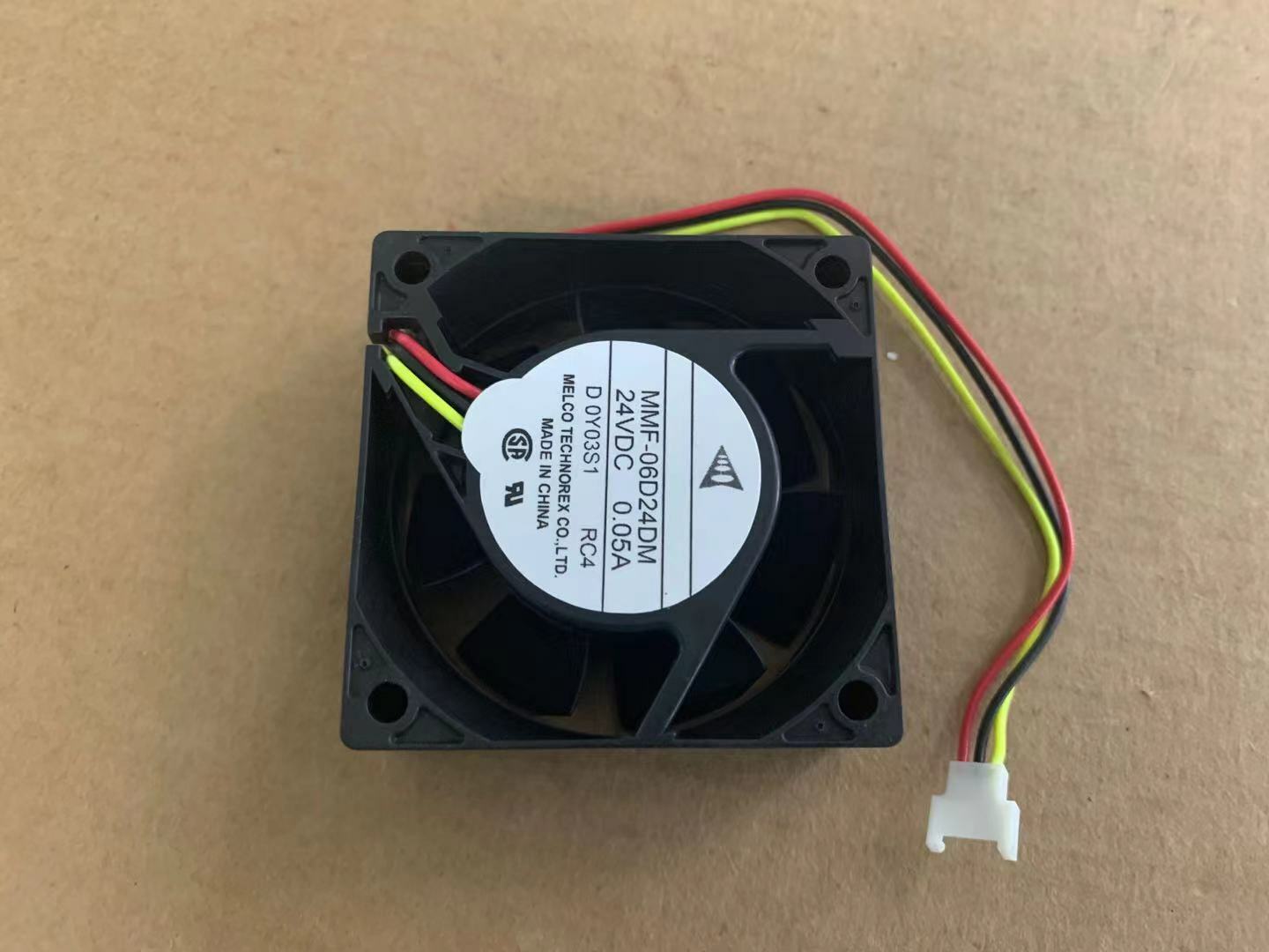 new MMF-06D24DM-RC4 24V 0.05A 6cm 6025 Yaskawa V7 inverter fan Mitsubishi IPC