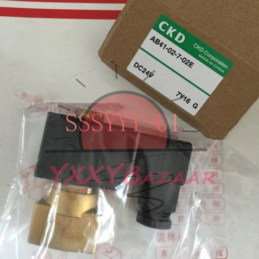 1Pcs For CKD AB41-02-7-02E DC24V solenoid valve Free Shipping