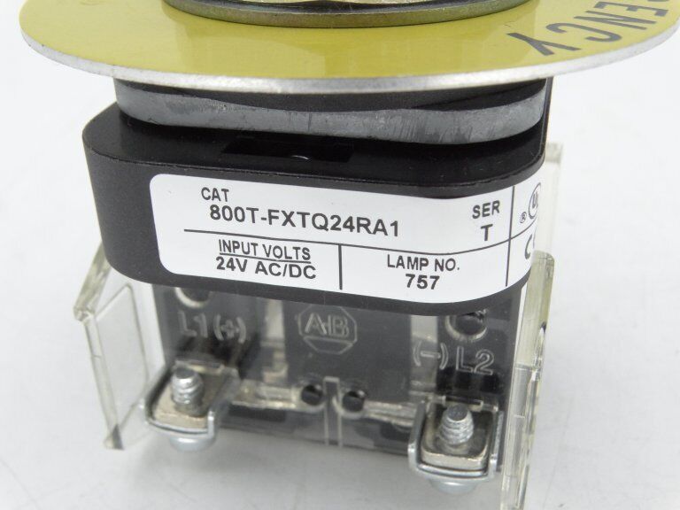 Allen Bradley 800T-FXTQ24RA1 Push Button Controller 24VAC - ALLEN BRADLEY