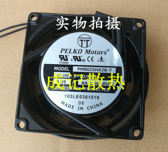 1pcs PELKO MOTORS PM8025HA2B-7 AC220-240V 0.06A 8025 AC cooling fan