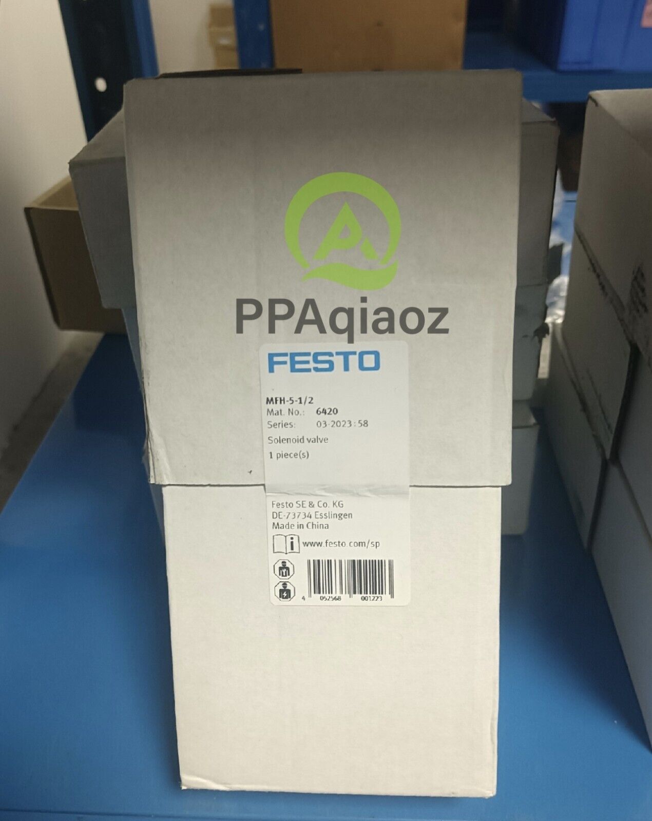 1PCS Festo MFH-5-1/2 6420 Pneumatic Direction Solenoid Operated Control Val - FESTO