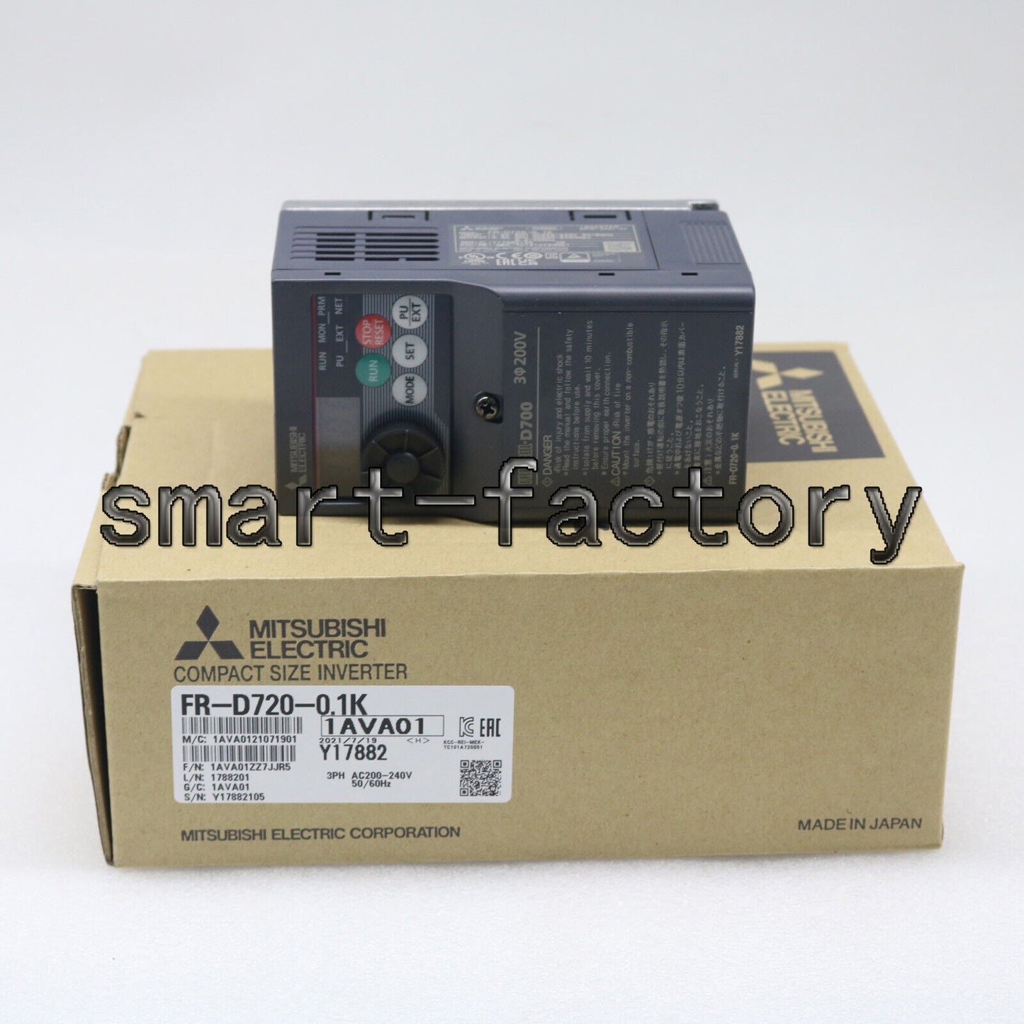 Mitsubishi Inverter FR-D720-0.1K 1-Year Warranty - MITSUBISHI