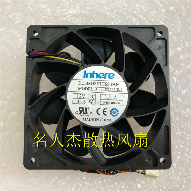 DT1203812B2HN 12V 3.8A 12038 12CM inverter cooling fan 4pin