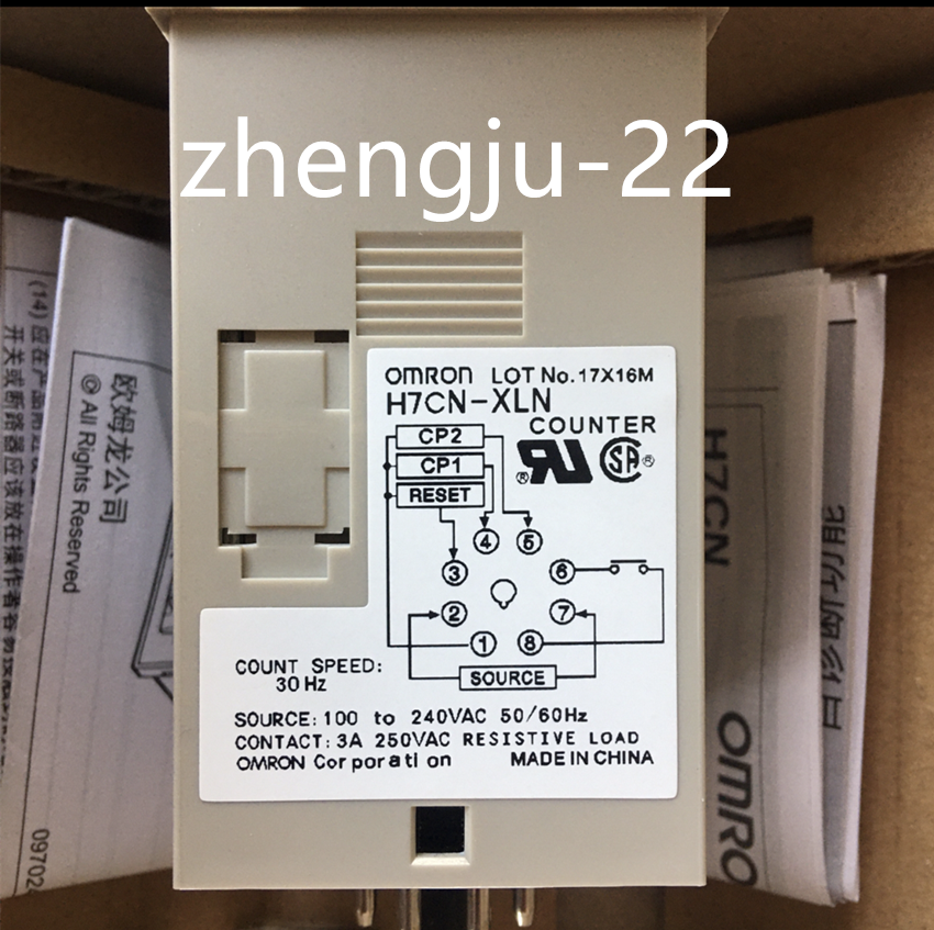 new 1pcs Omron Counter H7CN-XLN H7CNXLN 100-240VAC In Box - OMRON