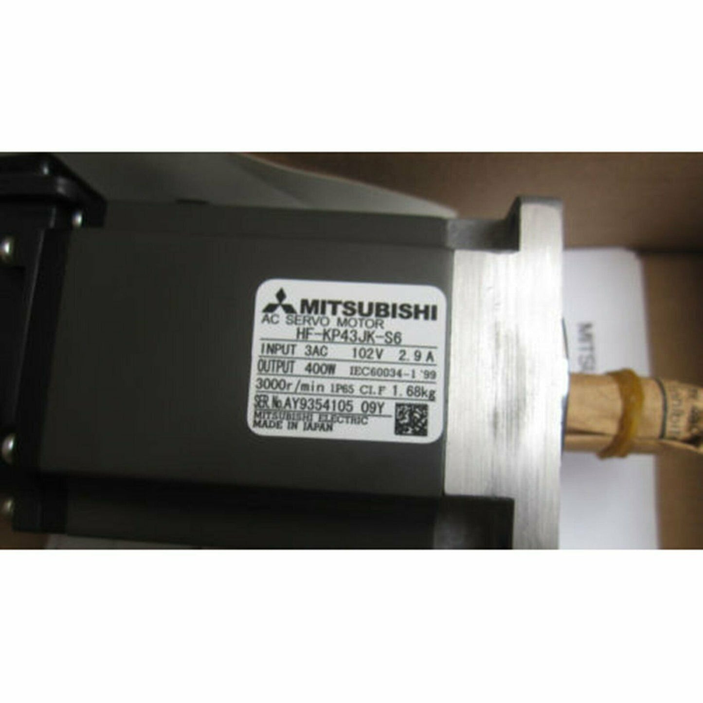 Mitsubishi Servo Motor HF-KP43JK-S6 1PC IN BOX 1 Year - MITSUBISHI