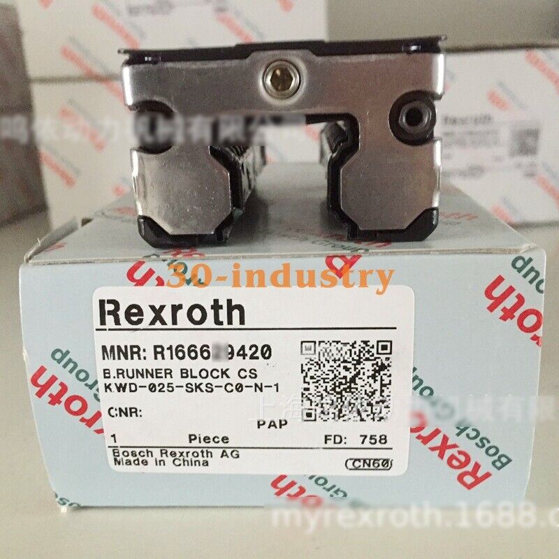 1Pc Rexroth Linear Guide Block Model R166639420 - High Quality - REXROTH