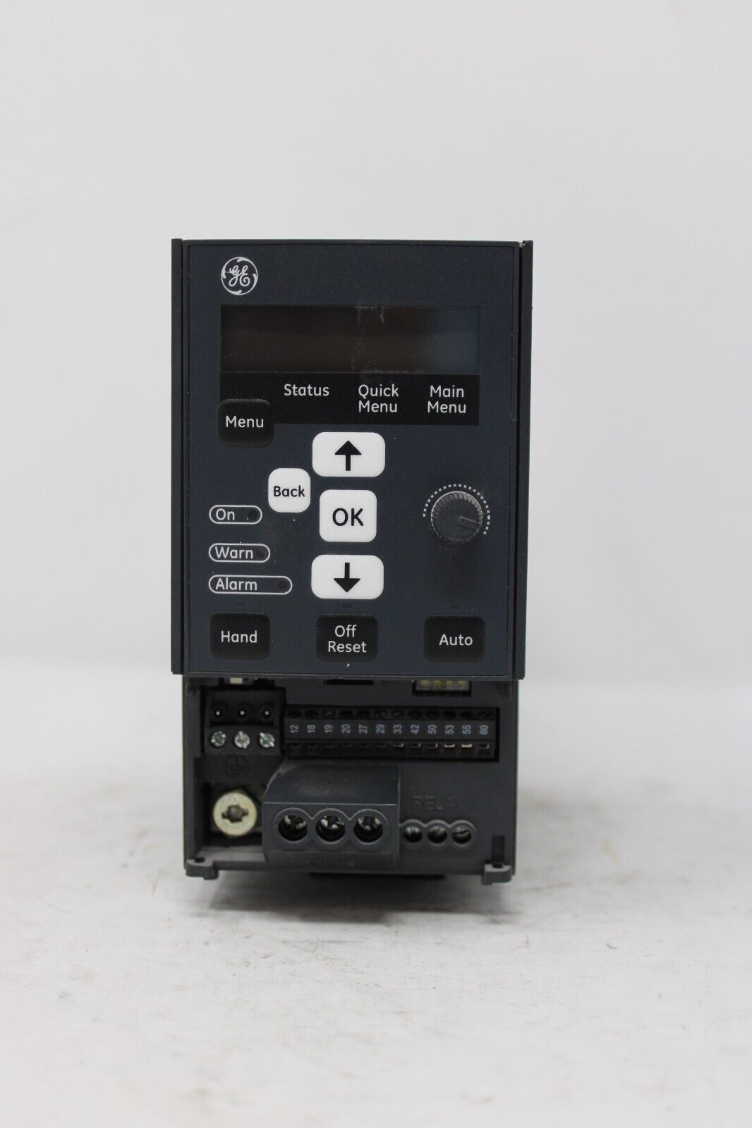 used GE 6KLP43F50X9A1 AF-60 LP Micro Drive VFD *Missing Cover - GE