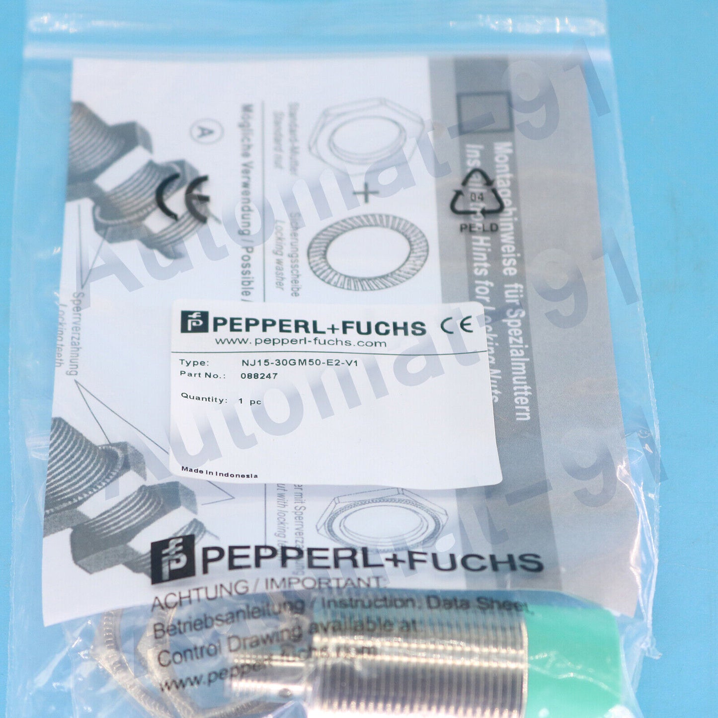 new 1Pcs For Pepperl+Fuchs NJ15-30GM50-E2-V1 Proximity Sensor - PEPPERL+FUCHS
