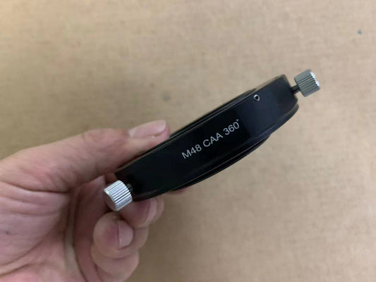 new 1PC M48 CAA 360 ° Rotator Camera angle adjuster High precision machining S8252