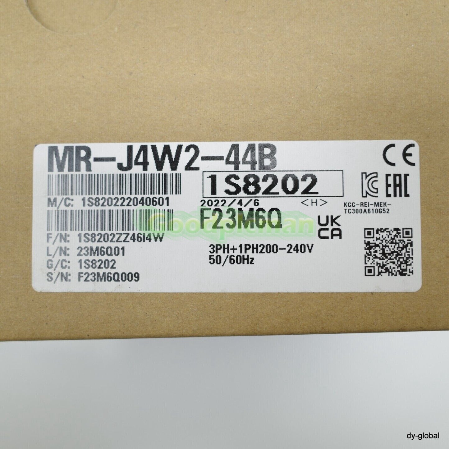 Mitsubishi MR-J4W2-44B Servo Drive