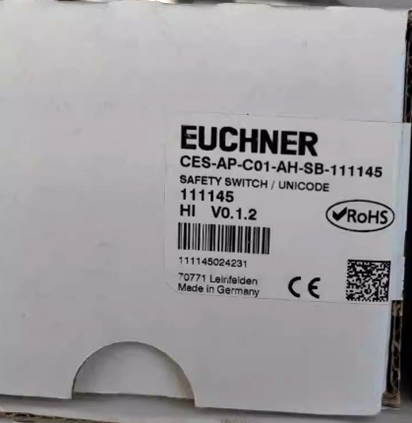 EUCHER Safety Switch CES-AP-C01-AH-SB-111145 - EUCHER