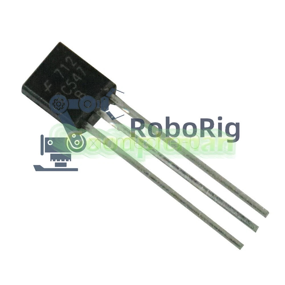 50PCS BC547 TO-92 NPN 45V 0.1A Transistor