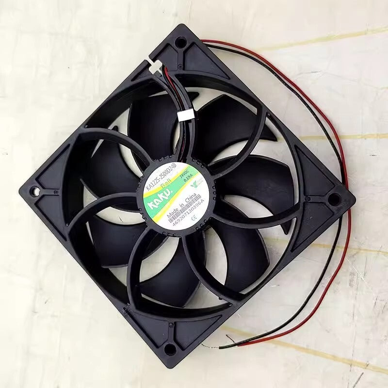 KAKU KA1225-2500D24B DC24V 0.19A 12025 12CM 2-Wire Cooling Fan