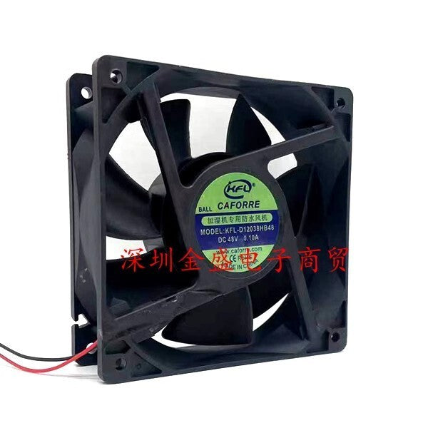 CAFORRE KFL-D12038HB48 DC48V 0.10A 12CM Waterproof Cooling Fan for Humidifier
