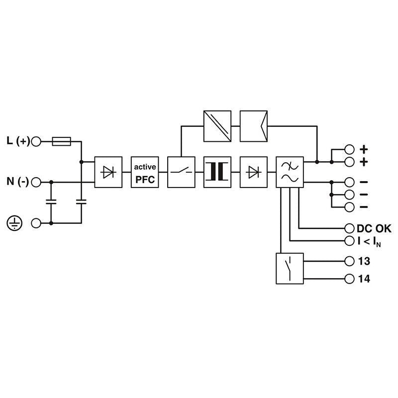 new 1pcs Phoenix Single-phase Switching Power Supply - QUINT-PS/1AC/24DC/40 -2866789 - PHOENIX