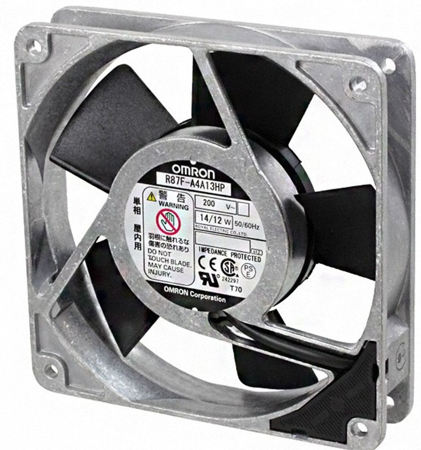 OMRON R87F-A4A13HP Axial Fan 200V 12CM - OMRON