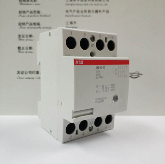 1PC ABB ESB40-40 GHE3491102R0006 230VAC/DC Contactor 4NO