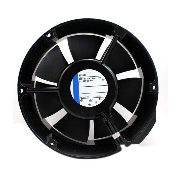 6224N Axial Fan DC 24V 17W 710mA Φ172x51mm For Cabinet Cooling Fan