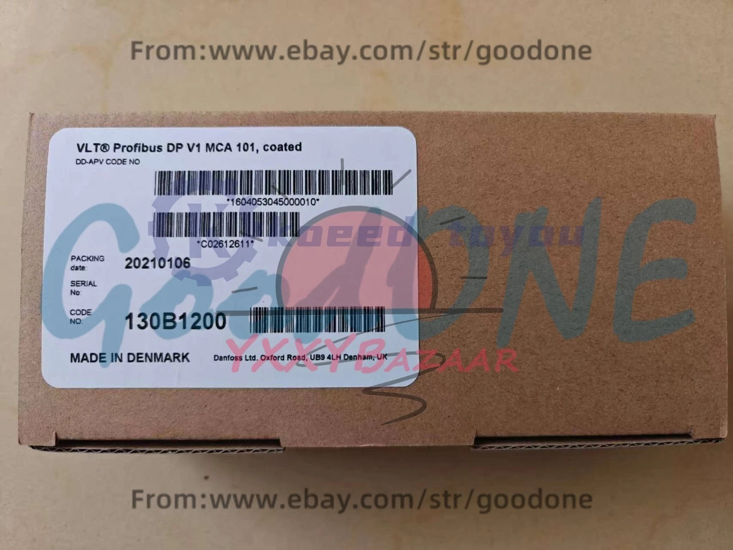 1Pcs Danfoss MCA101 130B1200 Profibus DP Option Communication Model Card