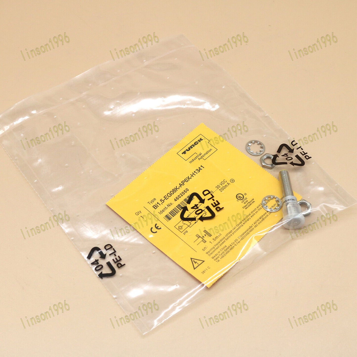new ONE TURCK BI1.5-EG08K-AP6X-H1341 Proximity Switch Sensor Fast Delivery - KOEED