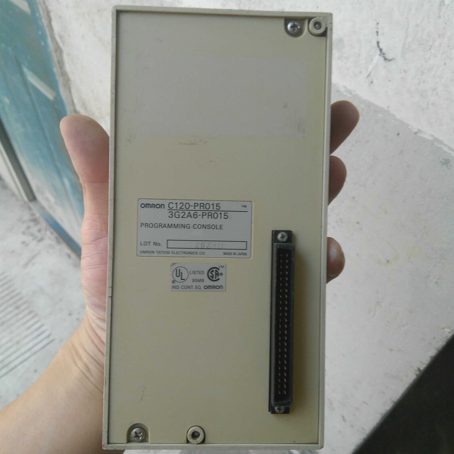 used Omron C120-PRO15 programming console tested in good condition - OMRON