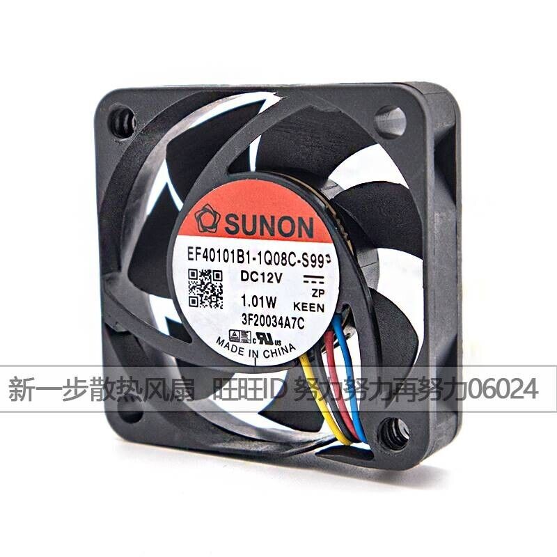 SUNON EF40101B1-1Q011-SB9 4010 12V 1.01W PWM Cooling Fan - SUNON