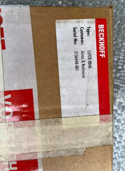 Beckhoff Industrial PLC PC Module Ship, C6920-0040 Control Cabinet - BECKHOFF