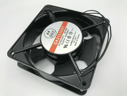 1pcs GULF GA2123XST AC 220/240V 18/19W 12038 12cm 2-wire welding machine fan