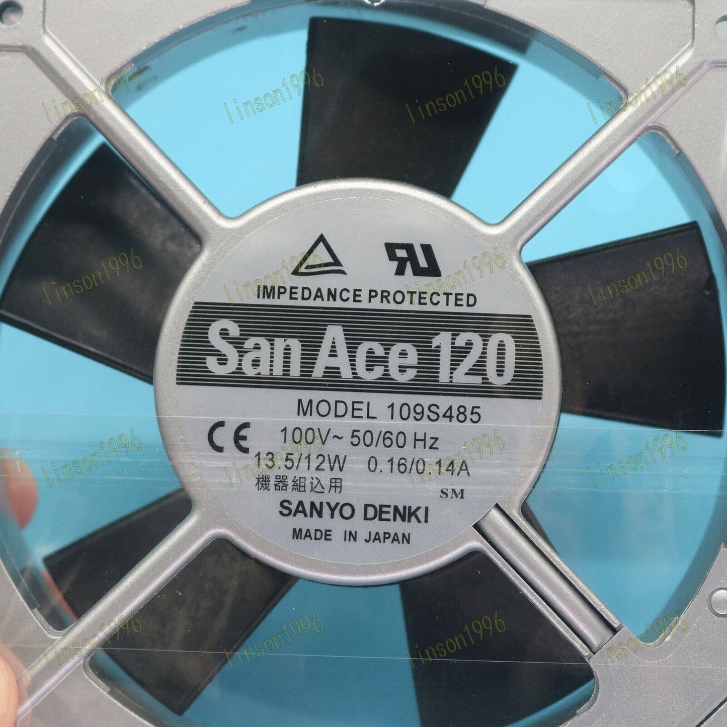 109S485 Cooling Fan 13.5/12W 0.16/0.14A FAST SHIP - SANYO