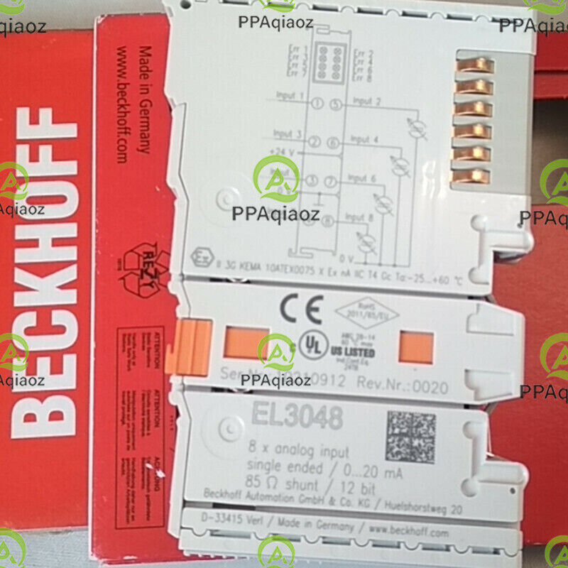 Beckhoff EL3048 PLC Module - BECKHOFF