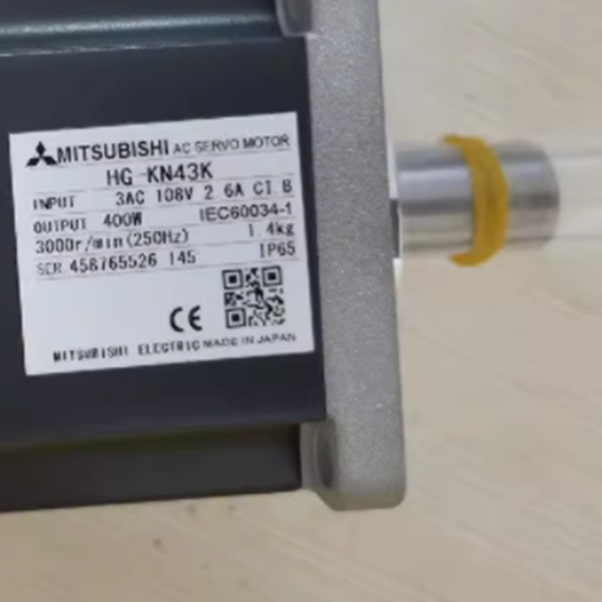 MITSUBISHI MITSUBISHI HG-KN43K Servo Motor - MITSUBISHI