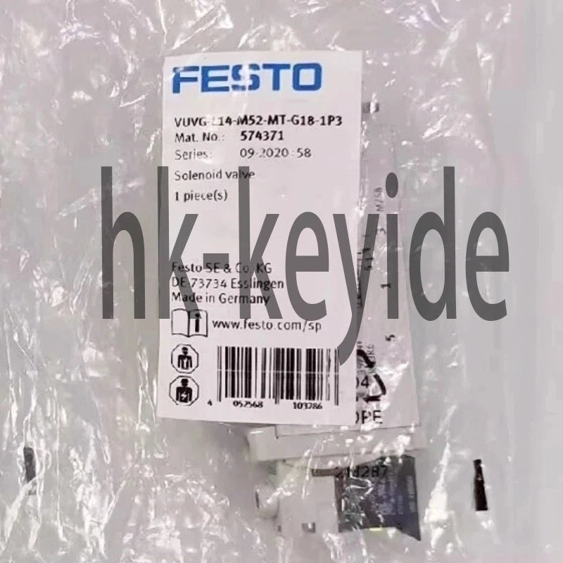 FESTO Solenoid Valve VUVG-L14-M52-MT-G18-1P3 574371 Free Shipping