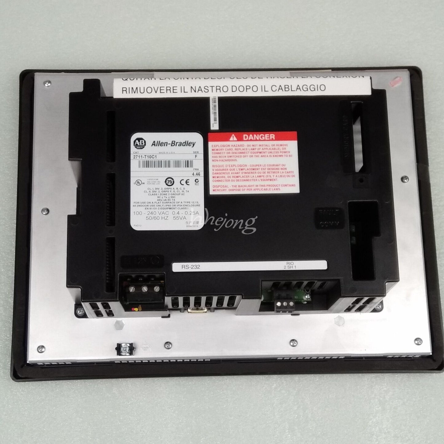 Allen-Bradley Panelview 1000 Operator Panel Ser F2711-T10C1 - ALLEN-BRADLEY