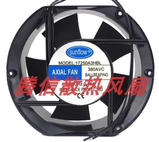 sunflow FM17250A3HBL 17251 AC380V 0.15A 17CM Metal Cooling Fan