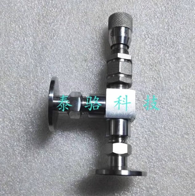 KF needle valve vacuum micro-adjustment valve right-angle needle valve 16 25 40