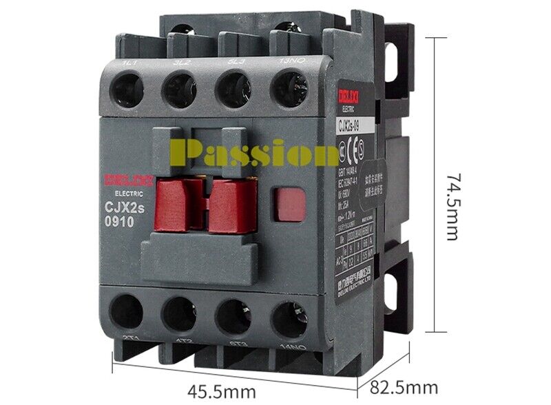 new 1Pcs For DELIXI AC contactor CJX2s-0910 AC24V - DELIXI AC
