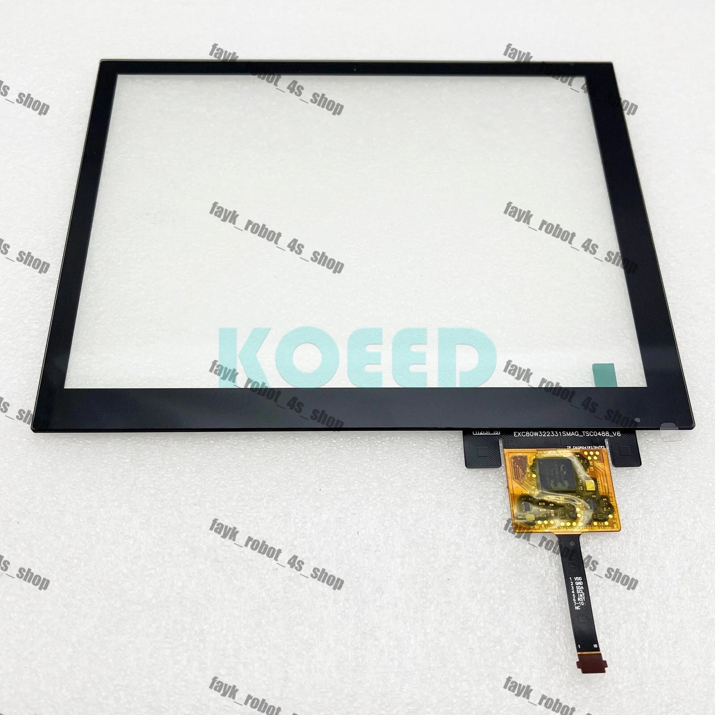 Touch screen panel+tempered glass For ABB DSQC3120 teach pendant in stock