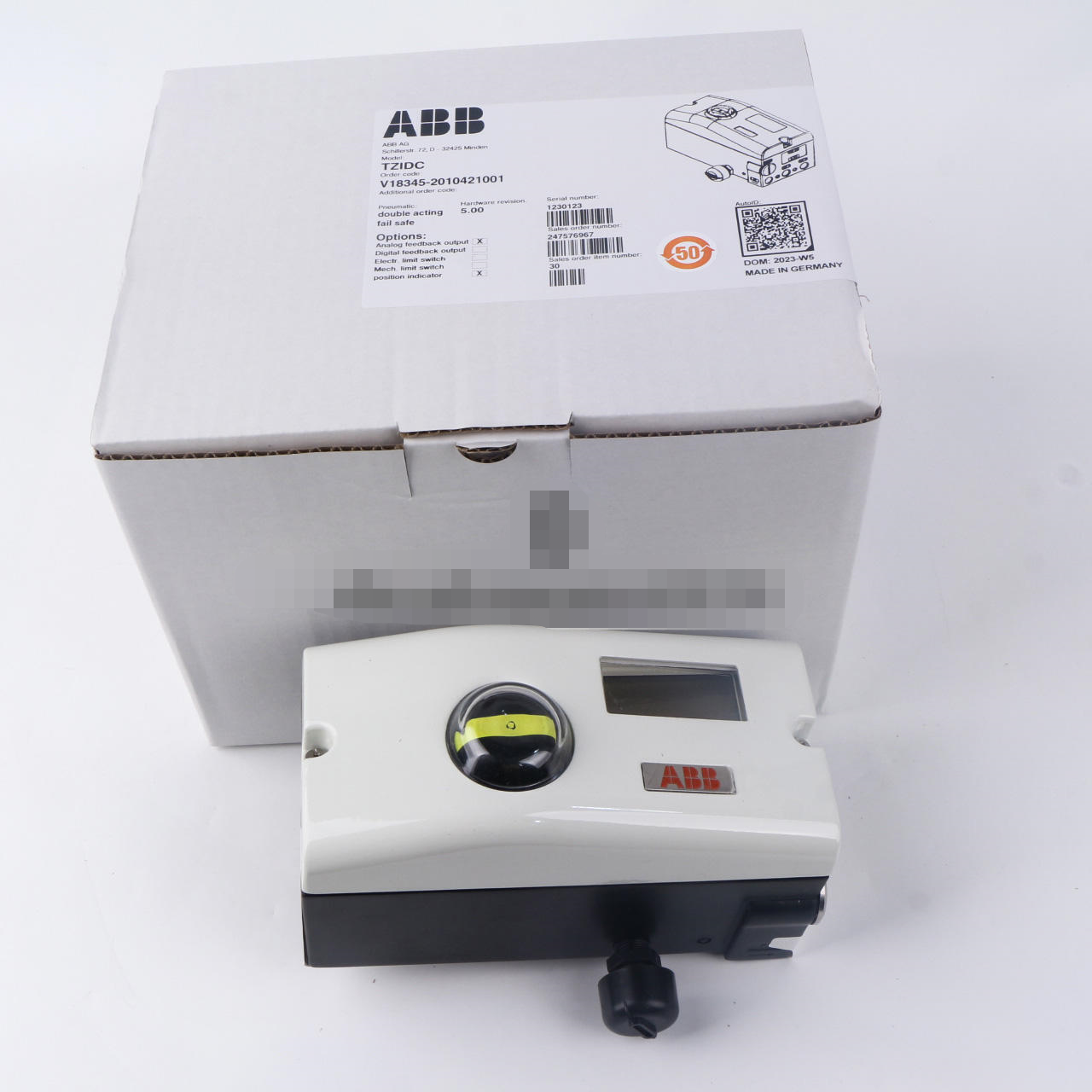 new 1PC ABB V18345-2010421001 V183452010421001 Valve Positioner - ABB