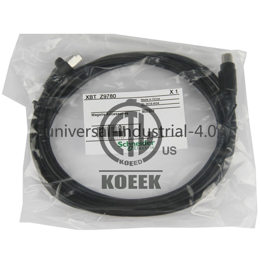 Schneider XBTZ9780 HMI Accessory 2.5m Cable to Connect Magelis Mini DIN RJ45